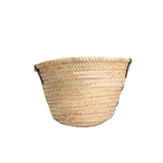 Celine Palm Leaf Calfskin Triomphe Teen Panier Tan
